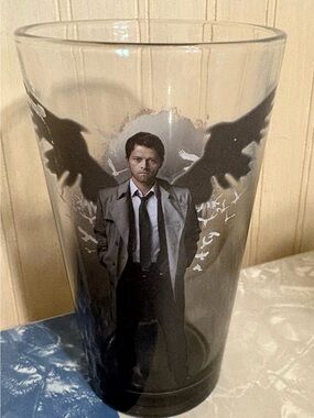 Collectible Supernatural Castiel Pint Glass
